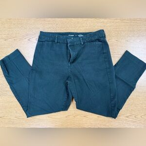 Old Navy Forest Green Pixie Skinny Pants